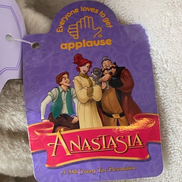 Vintage Applause Pooka Anastasia Dog plush puppet 1997 with tags 10”. - Picture 5 of 10